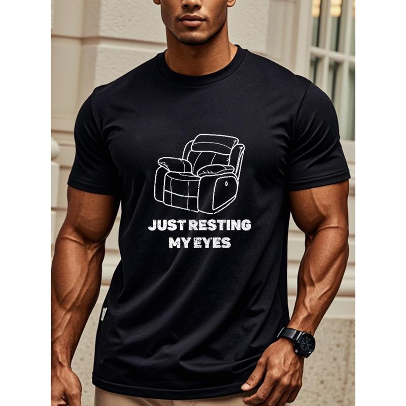 Just Resting My Eyes Black Casual Crew Neck Soft 100% - Adult & Kids T-Shirts, Sweatshirts & Hoodies apparel design preview 1
