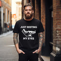 Just Resting My Eyes Recliner Dad Funny Nap Champ - Adult & Kids T-Shirts, Sweatshirts & Hoodies apparel design preview 1