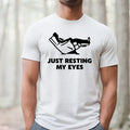 Just Resting My Eyes Recliner Tired Dad Funny Cotton - Adult & Kids T-Shirts, Sweatshirts & Hoodies apparel design preview 1