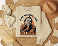 Just Waiting Halloween Retro Horror Characters Spooky - Adult & Kids T-Shirts, Sweatshirts & Hoodies apparel design preview 1