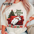 Just Waiting Relaxed Fit Printed USA Womenswear - Adult & Kids T-Shirts, Sweatshirts & Hoodies apparel design preview 1