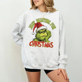 Just Waiting Grinchh Merry - Adult & Kids T-Shirts, Sweatshirts & Hoodies apparel design preview 1