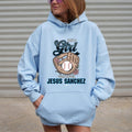 Just Girl Who Loves Jesus Sanchez Casual Fleece - Adult & Kids T-Shirts, Sweatshirts & Hoodies apparel design preview 1