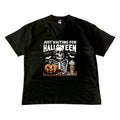 Just Waiting Halloween Skeleton Vintage MW Menswear - Adult & Kids T-Shirts, Sweatshirts & Hoodies apparel design preview 1