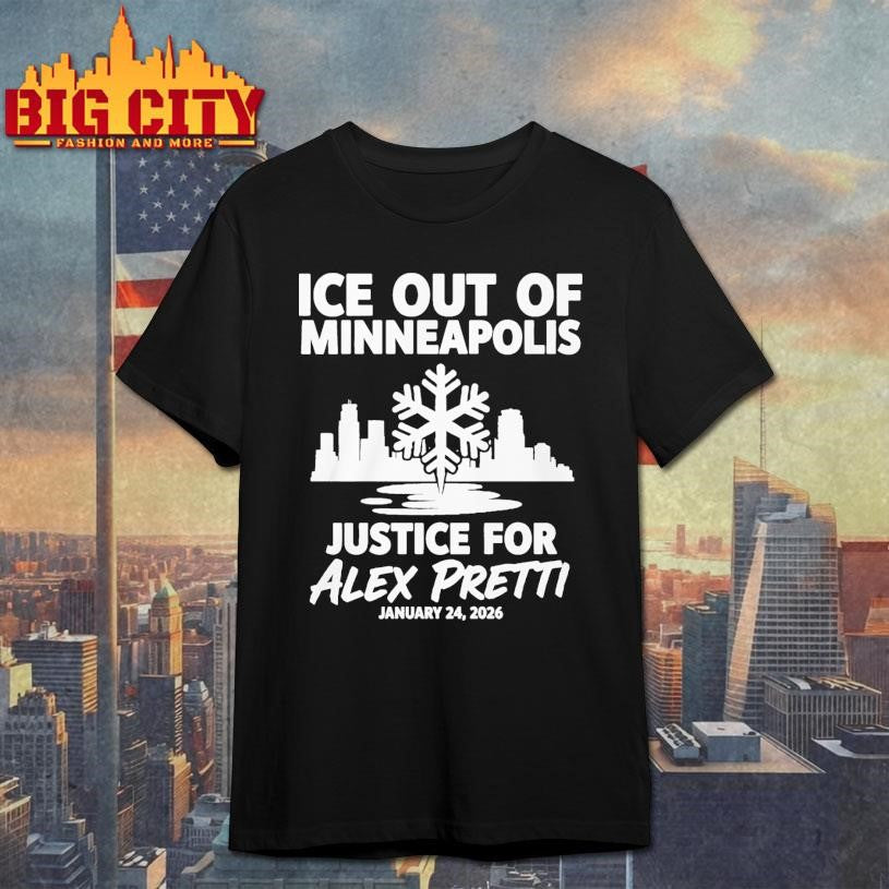 Justice For Alex Pretti Murdered By Ice In - Adult & Kids T-Shirts, Sweatshirts & Hoodies apparel design preview 1