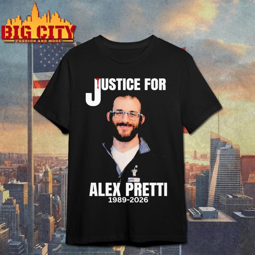 Justice For Alex Pretti - Adult & Kids T-Shirts, Sweatshirts & Hoodies apparel design preview 1