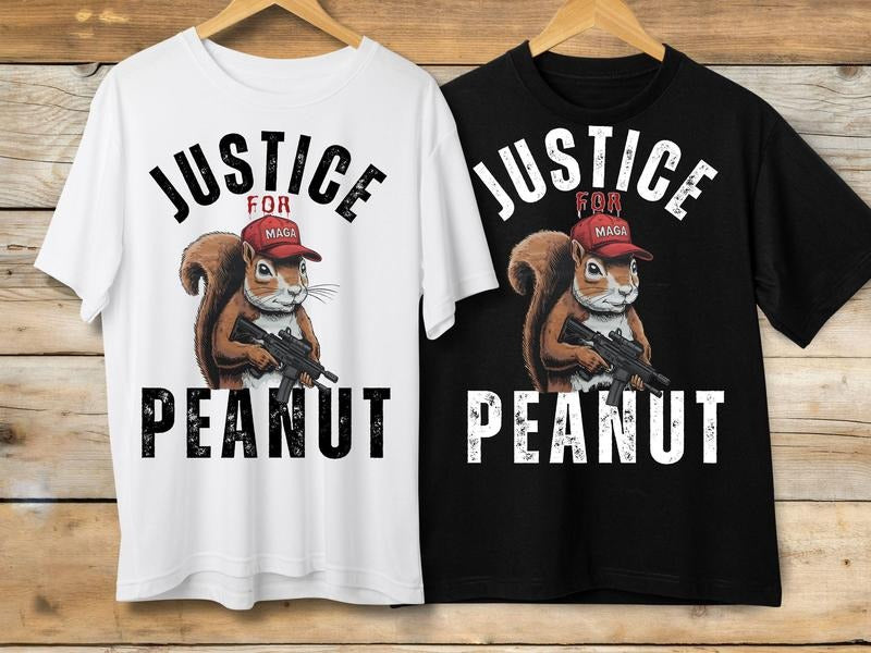 Justice Peanut Squirrel Lover Save - Adult & Kids T-Shirts, Sweatshirts & Hoodies apparel design preview 1