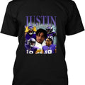 Justin Jefferson Vintage Black White Other - Adult & Kids T-Shirts, Sweatshirts & Hoodies apparel design preview 1