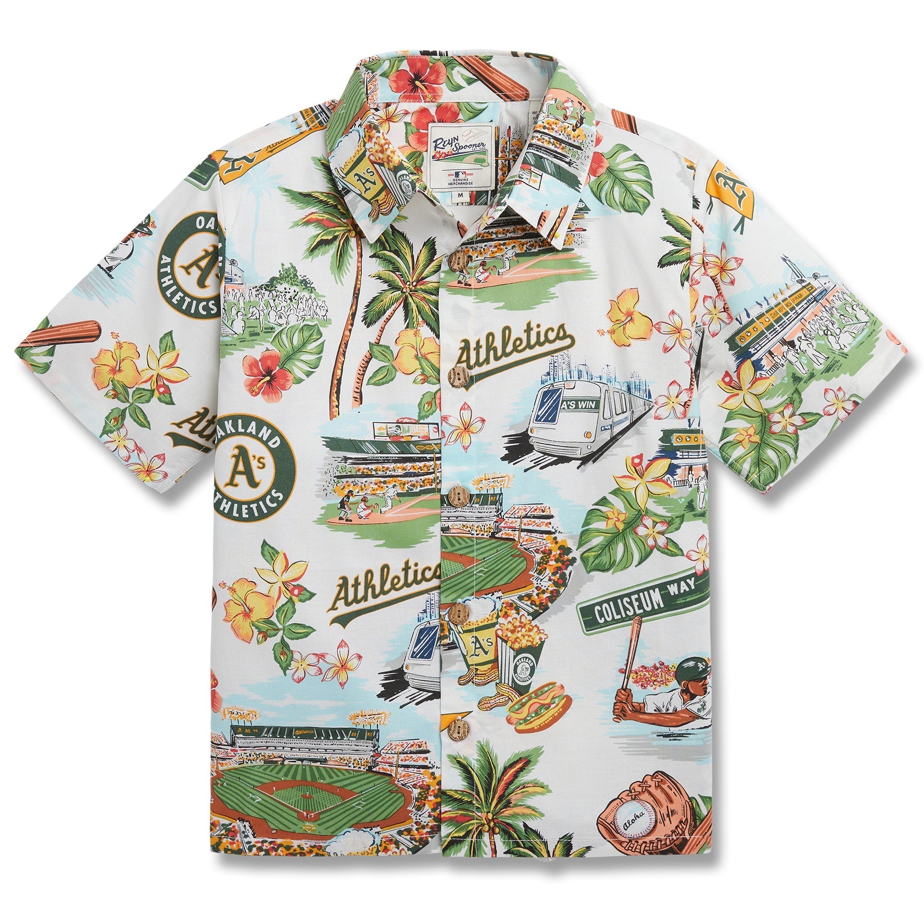 MLB® KIDS OAKLAND ATHLETICS SCENIC - Adult & Kids T-Shirts, Sweatshirts & Hoodies apparel design preview 1