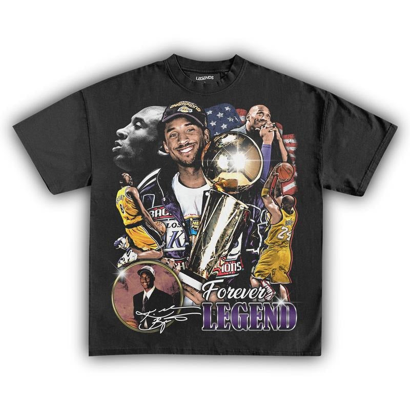 KB LEGEND FOREVER Vintage Sport Fan - Adult & Kids T-Shirts, Sweatshirts & Hoodies apparel design preview 1