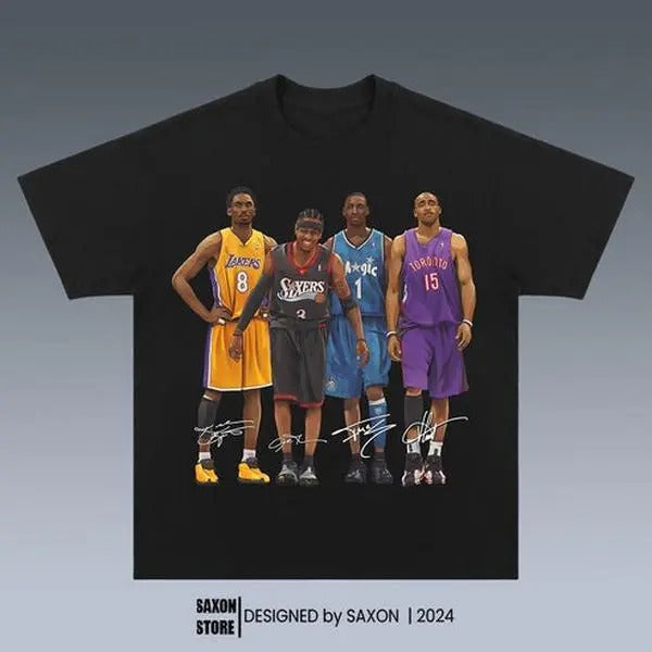 KOBE IVERSON TMAC VINCE CARTER VINTAGE SPORT FAN - Adult & Kids T-Shirts, Sweatshirts & Hoodies apparel design preview 1