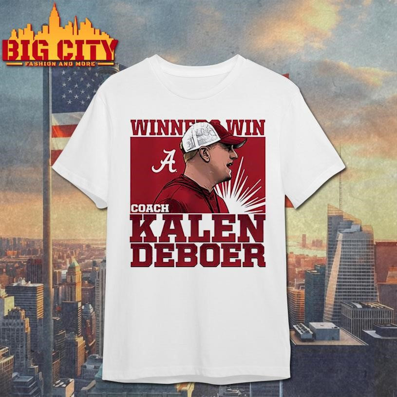 Kalen DeBoer Alabama Football NCAA Legends Caricature - Adult & Kids T-Shirts, Sweatshirts & Hoodies apparel design preview 1