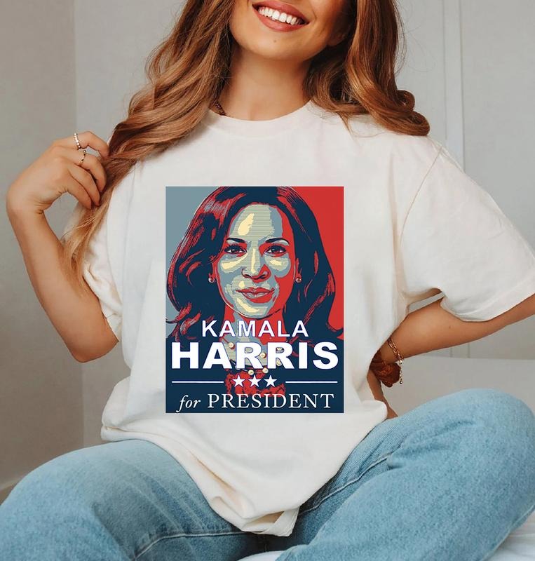 Kamala Harris President 2024 Equal Rights Election - Adult & Kids T-Shirts, Sweatshirts & Hoodies apparel design preview 1