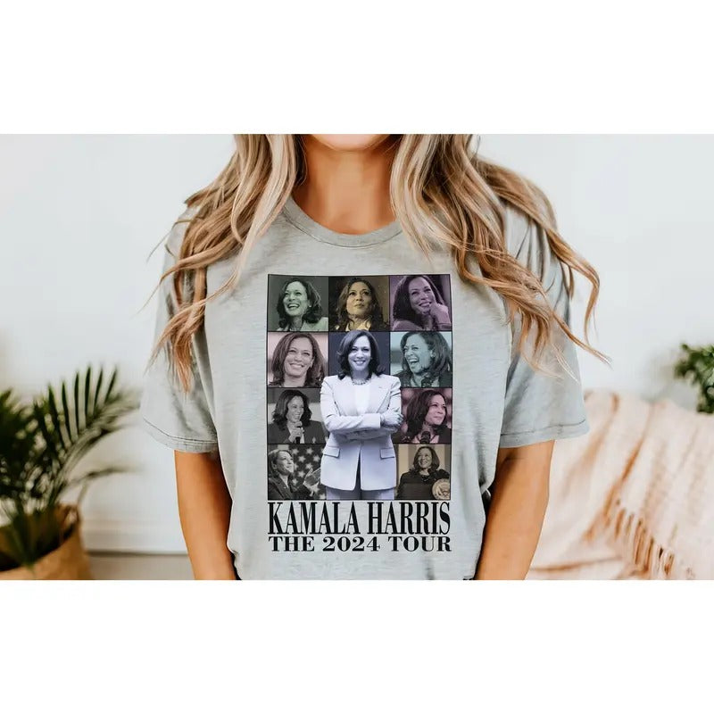 Kamala Harris Era Tour 2024 Madame President I'M - Adult & Kids T-Shirts, Sweatshirts & Hoodies apparel design preview 1