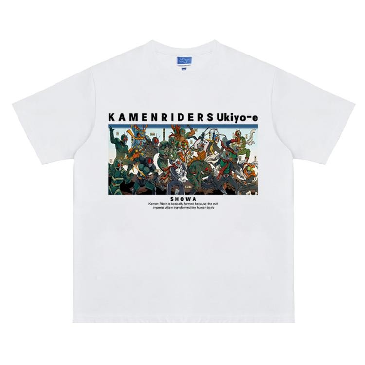 Kamen Rider "Ukiyo E" Heavyweight Vintage 100% Cotton - Adult & Kids T-Shirts, Sweatshirts & Hoodies apparel design preview 1