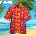 Kansas City Chiefs Aloha Red Hibiscus and Helmet - Adult & Kids T-Shirts, Sweatshirts & Hoodies apparel design preview 1