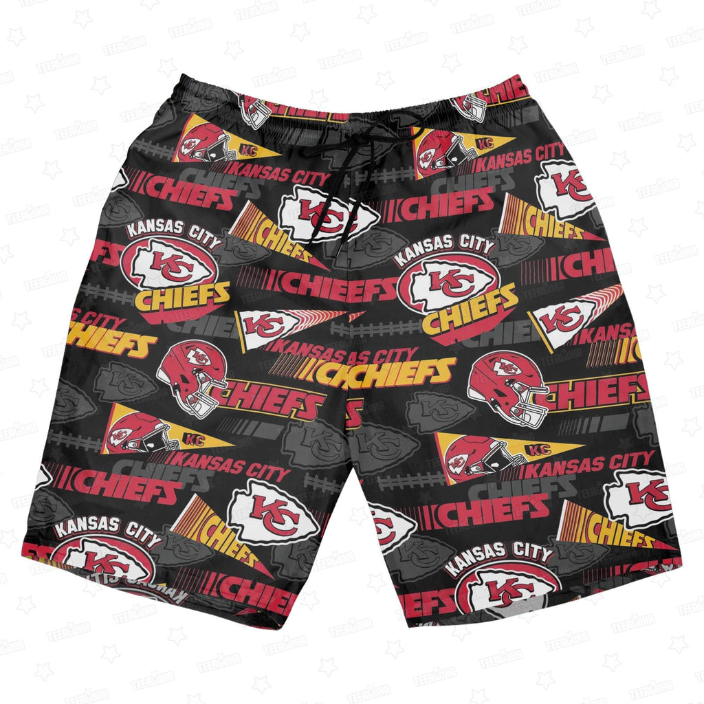Kansas City Chiefs Hawaiian Arrowhead Pride 529599 - Adult & Kids T-Shirts, Sweatshirts & Hoodies apparel design preview 1