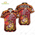 Kansas City Chiefs Grateful Dead Skeleton Hawaiian - Adult & Kids T-Shirts, Sweatshirts & Hoodies apparel design preview 1