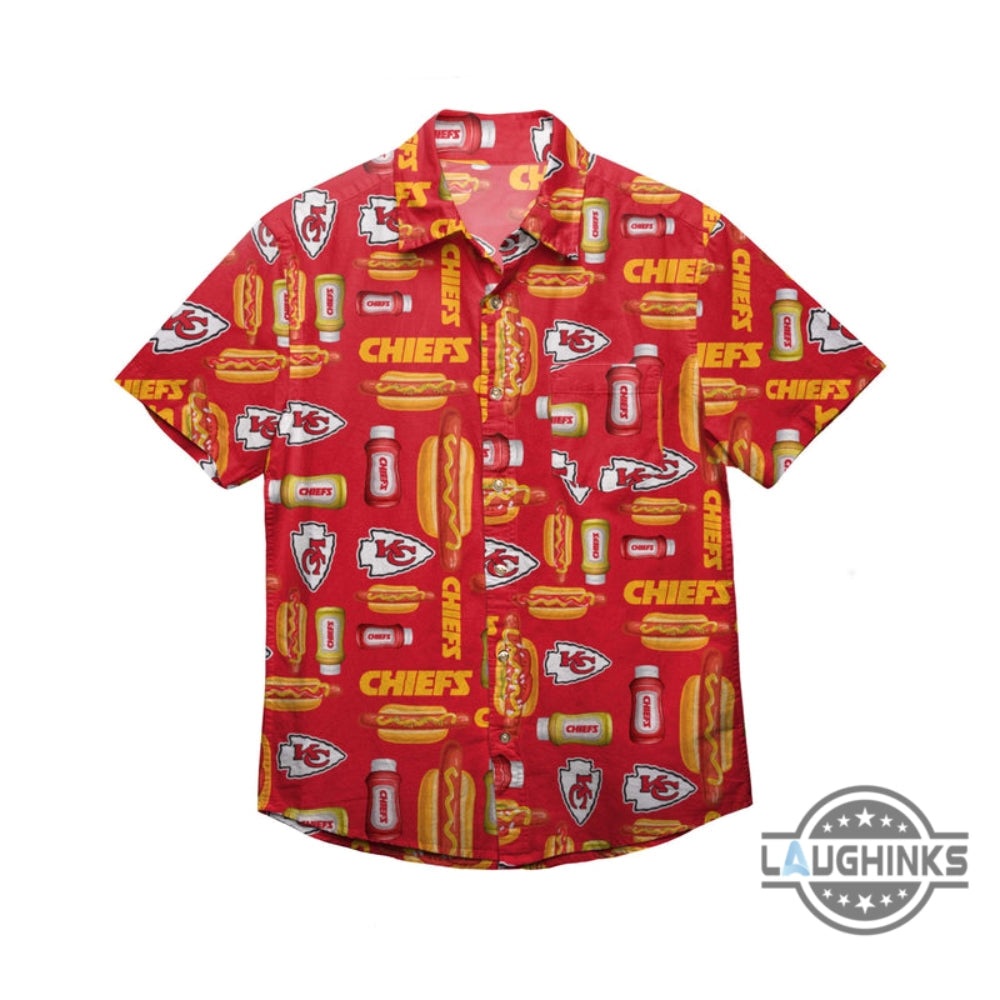 Kansas City Chiefs Grill Hawaiian SALE - Adult & Kids T-Shirts, Sweatshirts & Hoodies apparel design preview 1