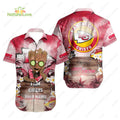 Kansas City Chiefs Groot Kingdom Custom Name Hawaiian - Adult & Kids T-Shirts, Sweatshirts & Hoodies apparel design preview 1