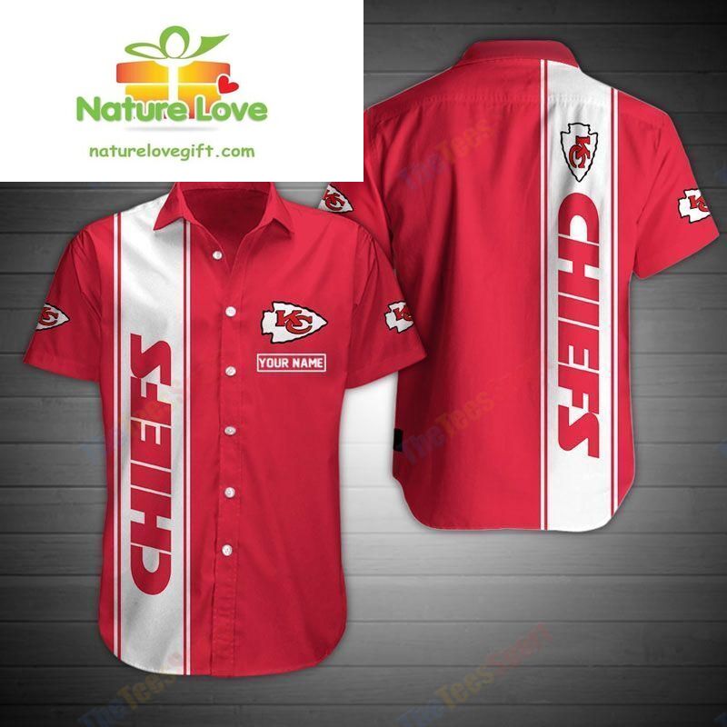 Kansas City Chiefs Hawaiian Football Fan Aloha - Adult & Kids T-Shirts, Sweatshirts & Hoodies apparel design preview 1