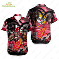 Kansas City Chiefs Mascot Surfing Summer Hawaiian - Adult & Kids T-Shirts, Sweatshirts & Hoodies apparel design preview 1