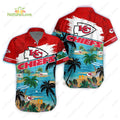Kansas City Chiefs Summer Beach Aloha KC Hawaiian - Adult & Kids T-Shirts, Sweatshirts & Hoodies apparel design preview 1