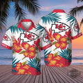 Kansas City Chiefs Tropical Floral 2024 Hawaiian - Adult & Kids T-Shirts, Sweatshirts & Hoodies apparel design preview 1