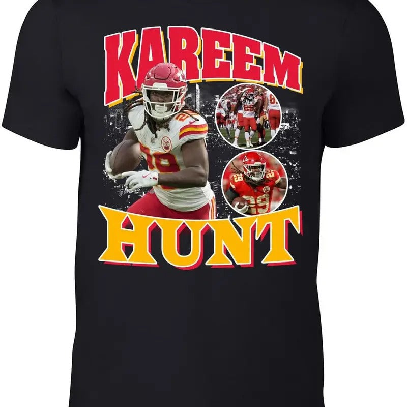 Kansas City Kareem Hunt Bootleg - Adult & Kids T-Shirts, Sweatshirts & Hoodies apparel design preview 1