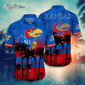 Kansas Jayhawks Summer Hawaiian - Adult & Kids T-Shirts, Sweatshirts & Hoodies apparel design preview 1