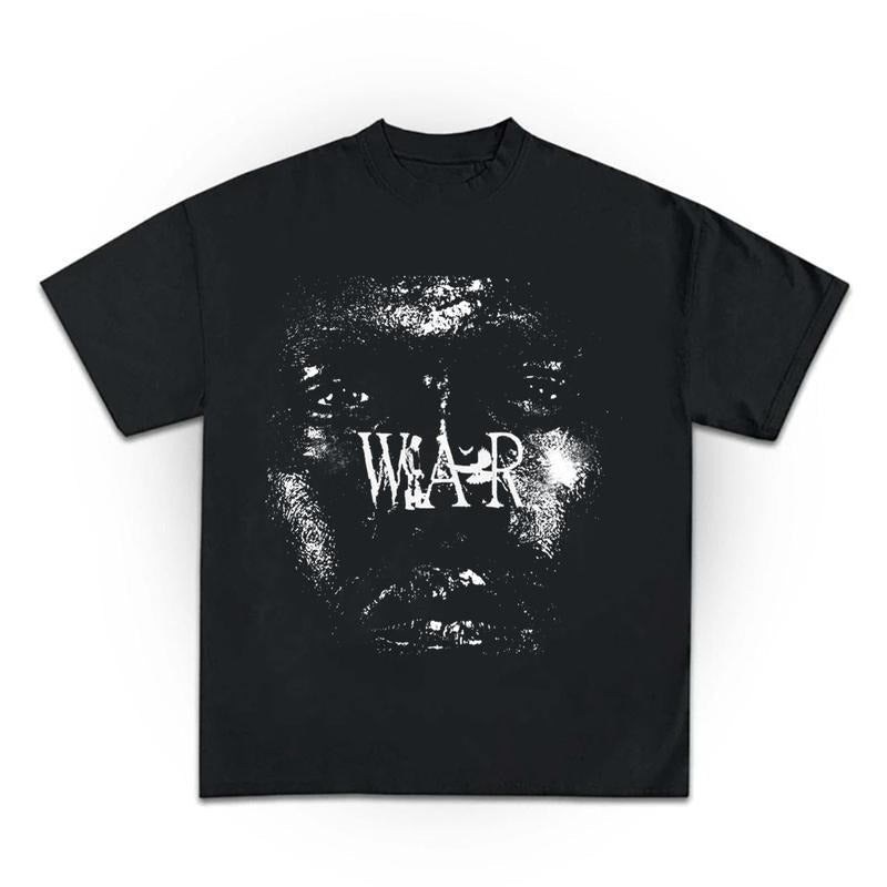Kanye W Face WAR New Album 2025 Rap Hip Hop Fans - Adult & Kids T-Shirts, Sweatshirts & Hoodies apparel design preview 1