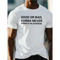 Karma Address Print Round Crew Neck Short Sleeve - Adult & Kids T-Shirts, Sweatshirts & Hoodies apparel design preview 1