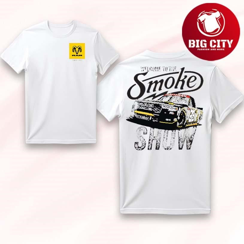Kaulig Racing x Ram Tony Stewart 25 Smoke Show Two - Adult & Kids T-Shirts, Sweatshirts & Hoodies apparel design preview 1