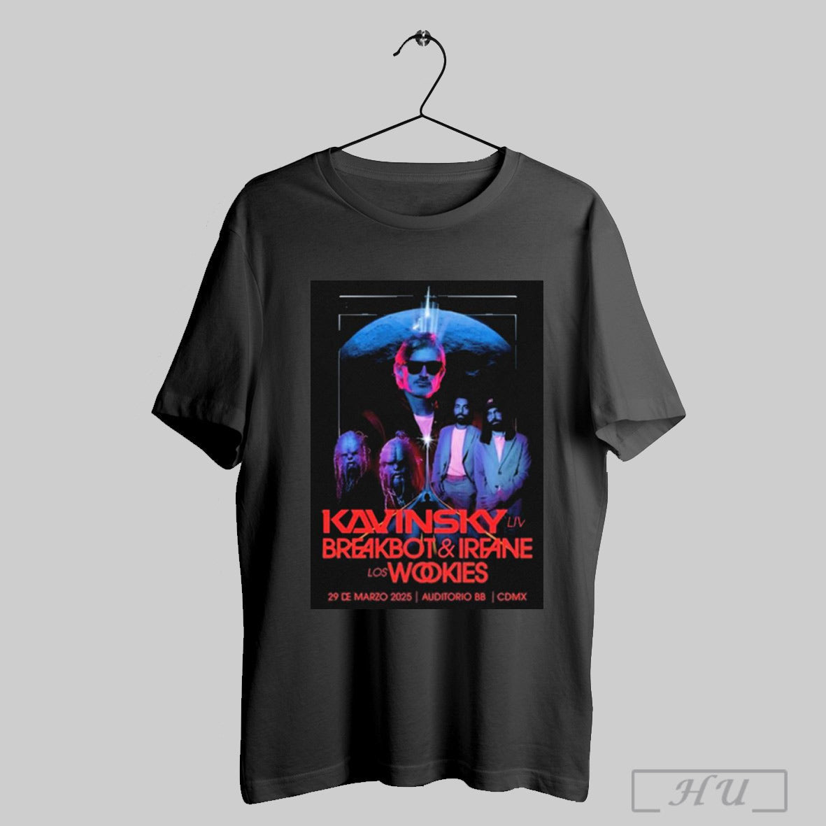 Kavinsky Auditorio Bb Cdmx Mexico March 29th 2025 - Adult & Kids T-Shirts, Sweatshirts & Hoodies apparel design preview 1