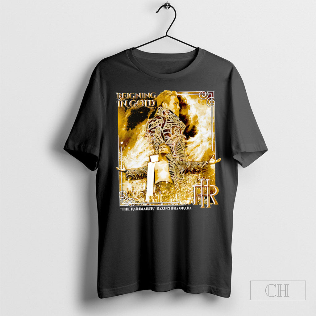Kazuchika Okada Reigning In Gold - Adult & Kids T-Shirts, Sweatshirts & Hoodies apparel design preview 1