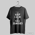 Keep Calm And Kill Zombies - Adult & Kids T-Shirts, Sweatshirts & Hoodies apparel design preview 1