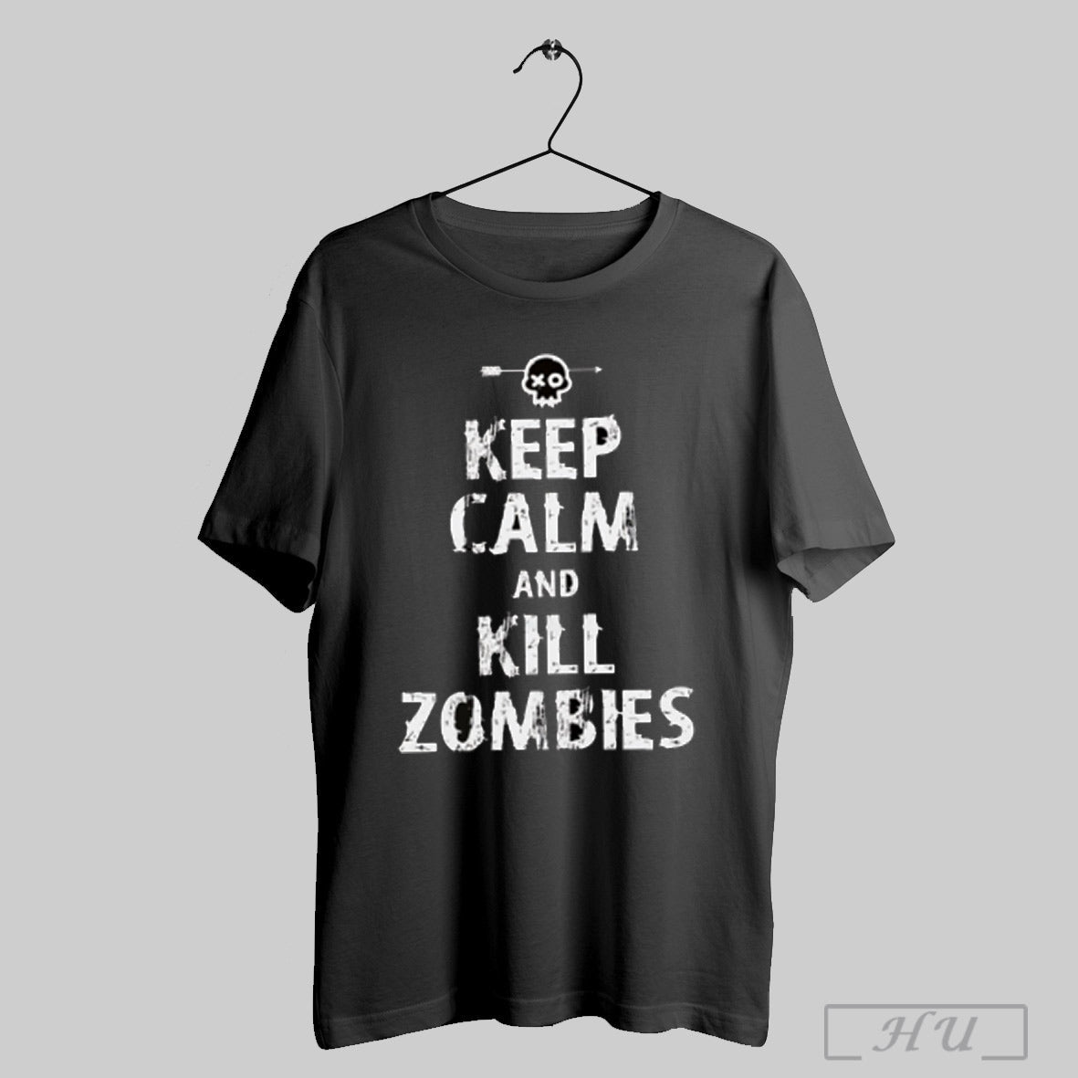 Keep Calm And Kill Zombies - Adult & Kids T-Shirts, Sweatshirts & Hoodies apparel design preview 1