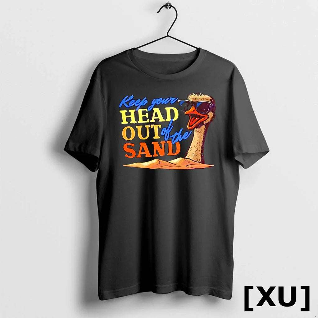 Keep Your Head Out Of The Sand Ostrich Sweater - Adult & Kids T-Shirts, Sweatshirts & Hoodies apparel design preview 1