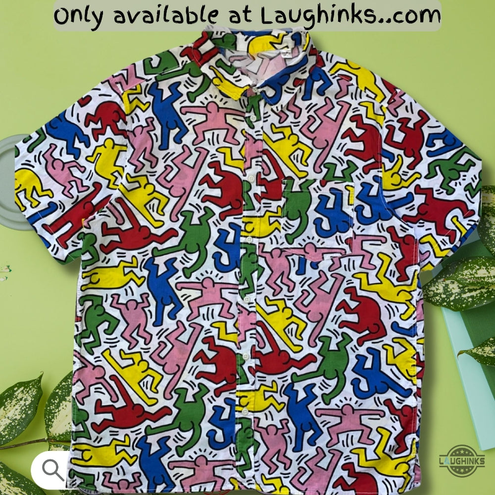 Keith Haring X Hm Tribe Called Quest Hawaiian - Adult & Kids T-Shirts, Sweatshirts & Hoodies apparel design preview 1