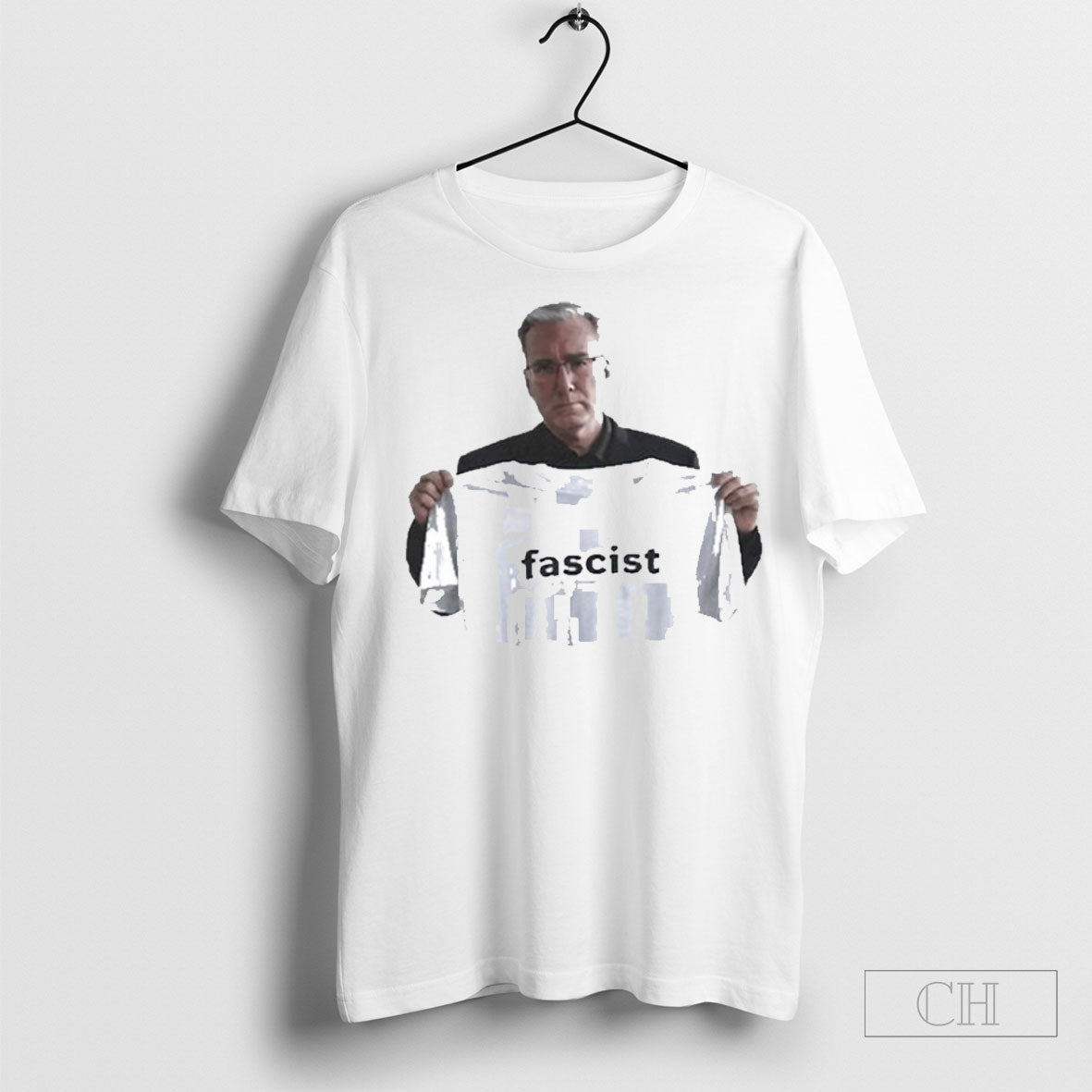 Keith Olbermann Holding Up Fascist - Adult & Kids T-Shirts, Sweatshirts & Hoodies apparel design preview 1