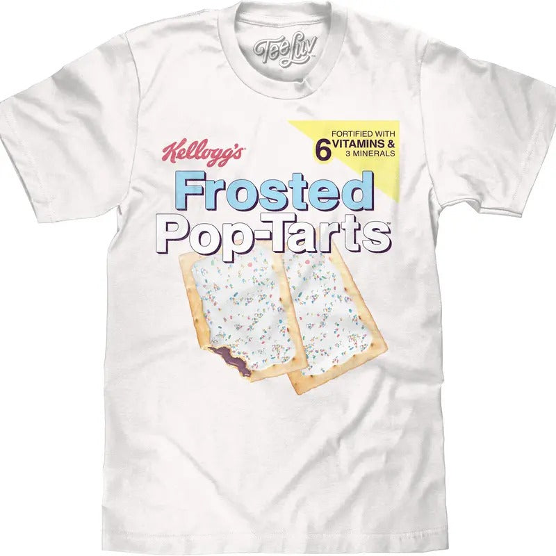 Kellogg'S Frosted Pop Tarts White - Adult & Kids T-Shirts, Sweatshirts & Hoodies apparel design preview 1