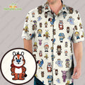 Kellogg's Cereal Mascots Breakfast Club Hawaiian - Adult & Kids T-Shirts, Sweatshirts & Hoodies apparel design preview 1