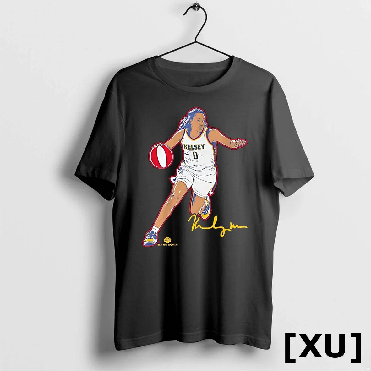 Kelsey Mitchell Superstar Pose Indiana Fever Sweater - Adult & Kids T-Shirts, Sweatshirts & Hoodies apparel design preview 1