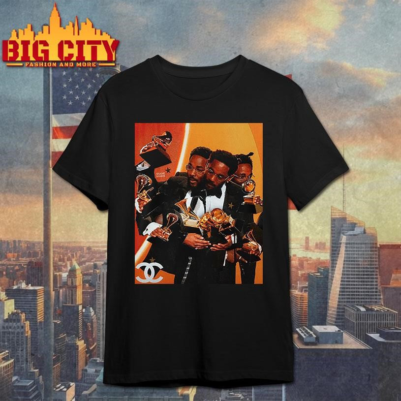 Kendrick Lamar 5 Grammys A Night - Adult & Kids T-Shirts, Sweatshirts & Hoodies apparel design preview 1