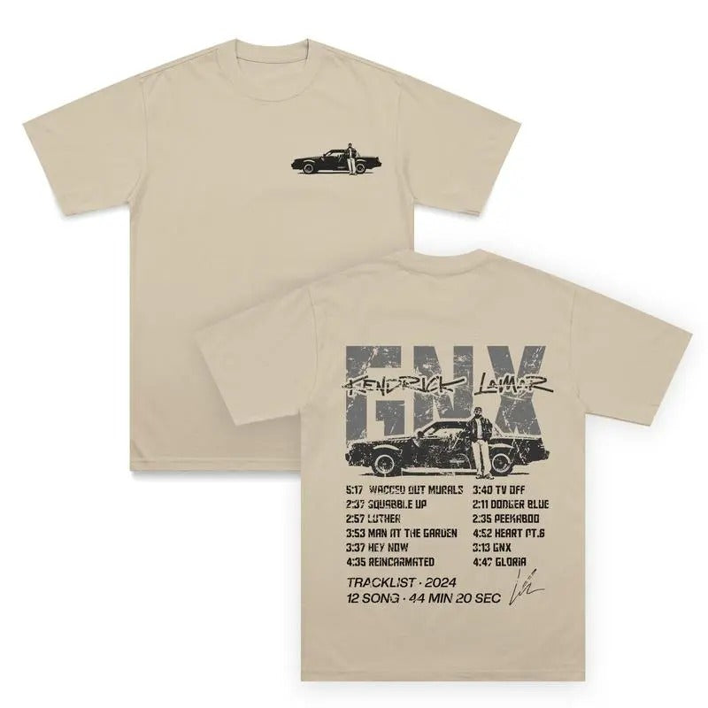 Kendrick Lamar GnX Album Tracklist Rap Hip Hop Fans - Adult & Kids T-Shirts, Sweatshirts & Hoodies apparel design preview 1
