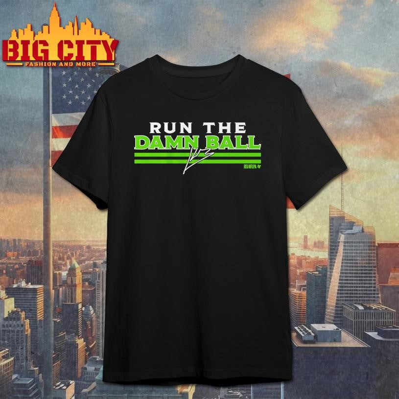 Kenneth Walker III Run the Damn Ball - Adult & Kids T-Shirts, Sweatshirts & Hoodies apparel design preview 1
