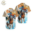 Kentucky derby horse racing hawaiian gift for family - Adult & Kids T-Shirts, Sweatshirts & Hoodies apparel design preview 1