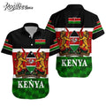 Kenya Coat Of Arms Hawaiian - Adult & Kids T-Shirts, Sweatshirts & Hoodies apparel design preview 1
