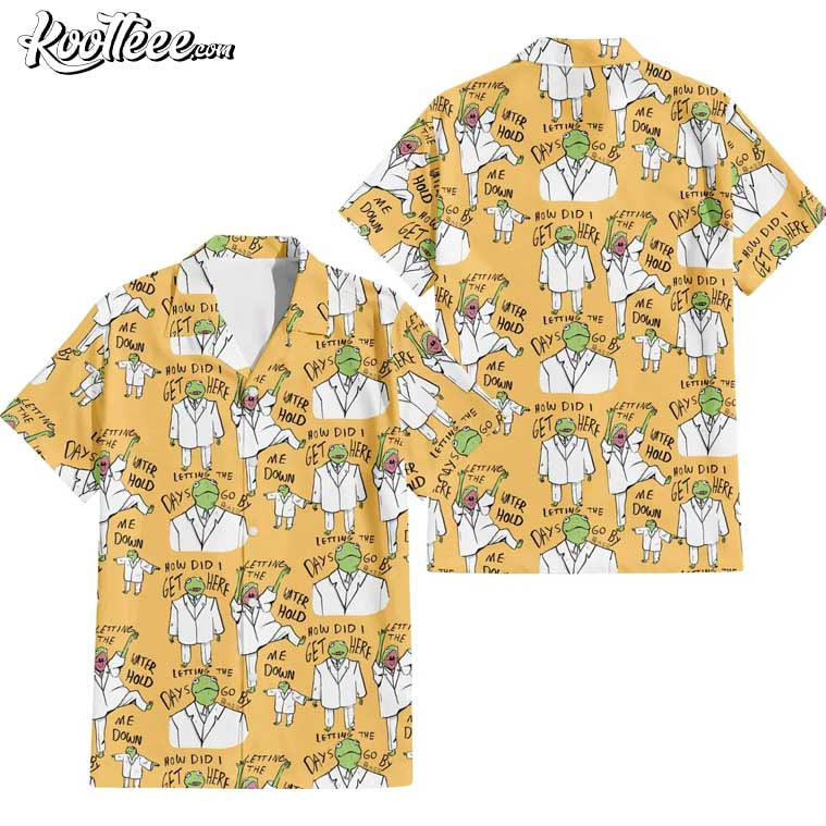 Kermit Singing Once In A Lifetime Hawaiian And Shorts - Adult & Kids T-Shirts, Sweatshirts & Hoodies apparel design preview 1
