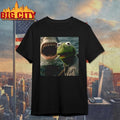 Kermit The Frog Smoking Meme - Adult & Kids T-Shirts, Sweatshirts & Hoodies apparel design preview 1